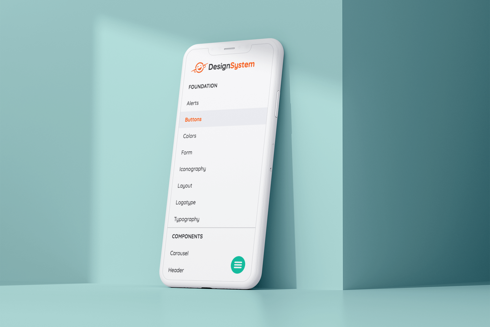 Menu Design System - MisterFly