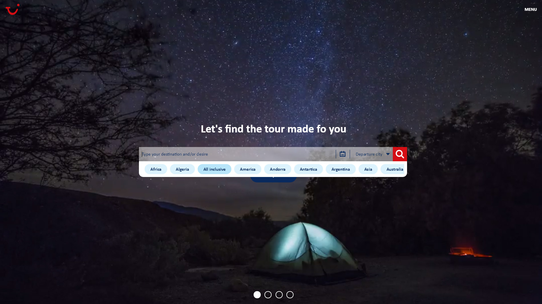 Tours recherche par mot - TUI